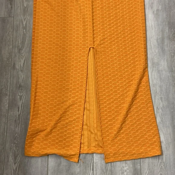 NWT!!! Bailey Rose cutout/textured, long slip dress - Picture 11 of 12